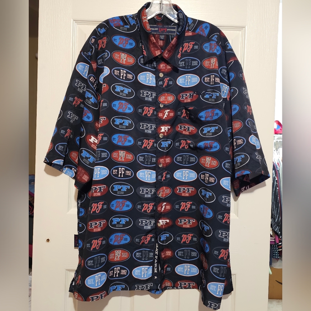 Vintage Phat Farm Multicolor Logo Shirt Sz XXL